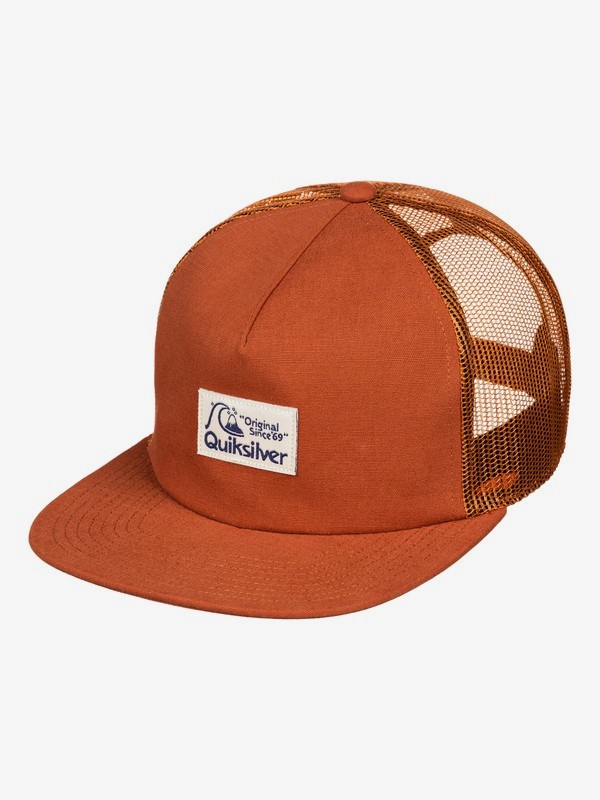 quiksilver, Floppy Trucker Hat, BURNT BRICK (mpm0) 0 Floppy Trucker Hat Pink AQYHA04429 Quiksilver