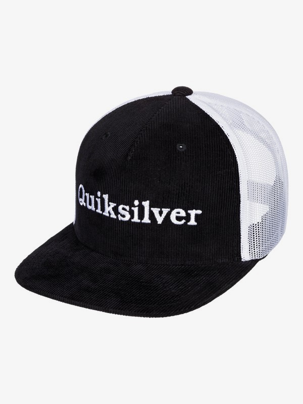 quiksilver, Cordon Hue Trucker Hat, BLACK (kvj0) 0 Cordon Hue Trucker Hat Black AQYHA04448 Quiksilver