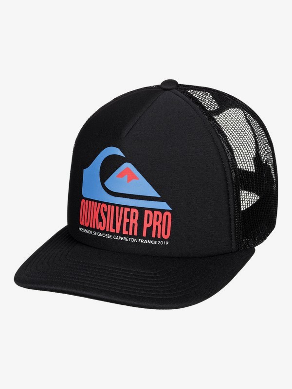 quiksilver, Quik Pro France - Trucker Cap, BLACK (kvj0) 0 Quik Pro France - Trucker Cap Black AQYHA04451 Quiksilver