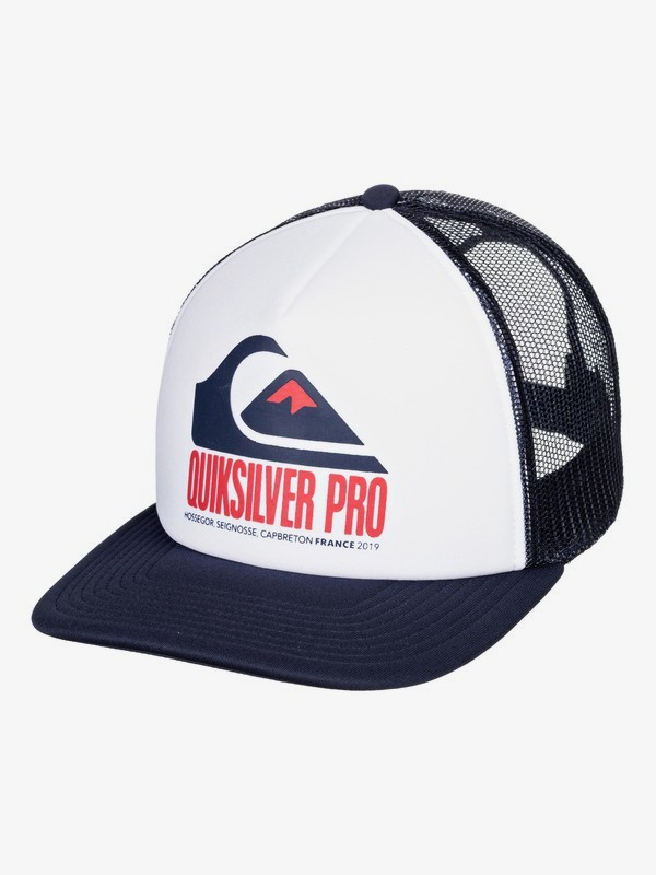 quiksilver, Quik Pro France - Truckerkappe für Männer, WHITE (wbb0) 0 Quik Pro France - Truckerkappe für Männer Weiss AQYHA04451 Quiksilver