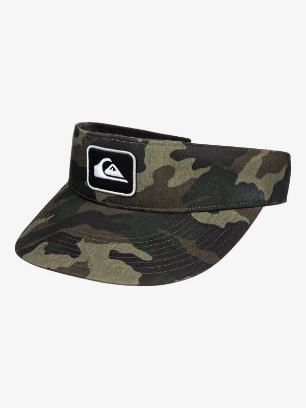quiksilver, Bradley Visor, CAMO (gra0) 0 Bradley Visor Green AQYHA04461 Quiksilver