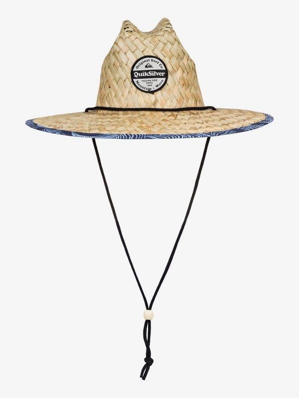 quiksilver, Outsider Straw Lifeguard Hat, AIRY BLUE (bfa6) 0 Outsider Straw Lifeguard Hat Blue AQYHA04462 Quiksilver