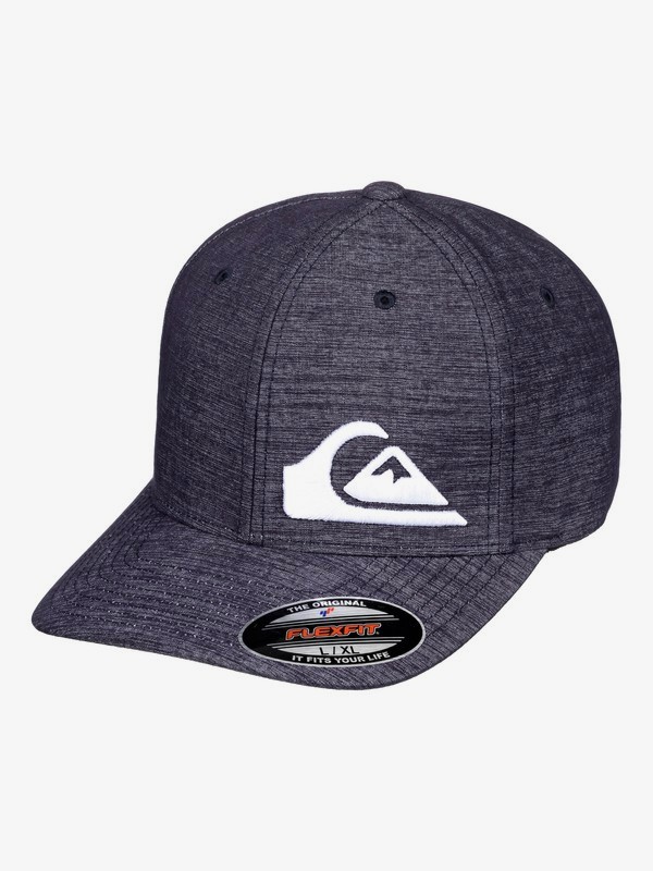quiksilver, Final Snapback Hat, NAVY BLAZER HEATHER (byjh) 0 Final Snapback Hat Blue AQYHA04468 Quiksilver