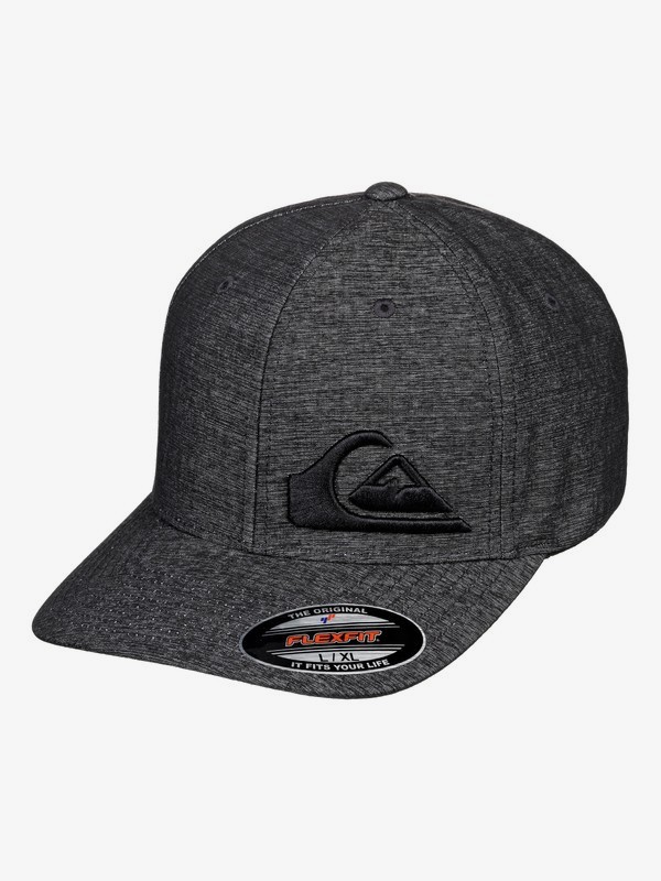 quiksilver, Final Snapback Hat, CHARCOAL HEATHER (ktah) 0 Final Snapback Hat Black AQYHA04468 Quiksilver