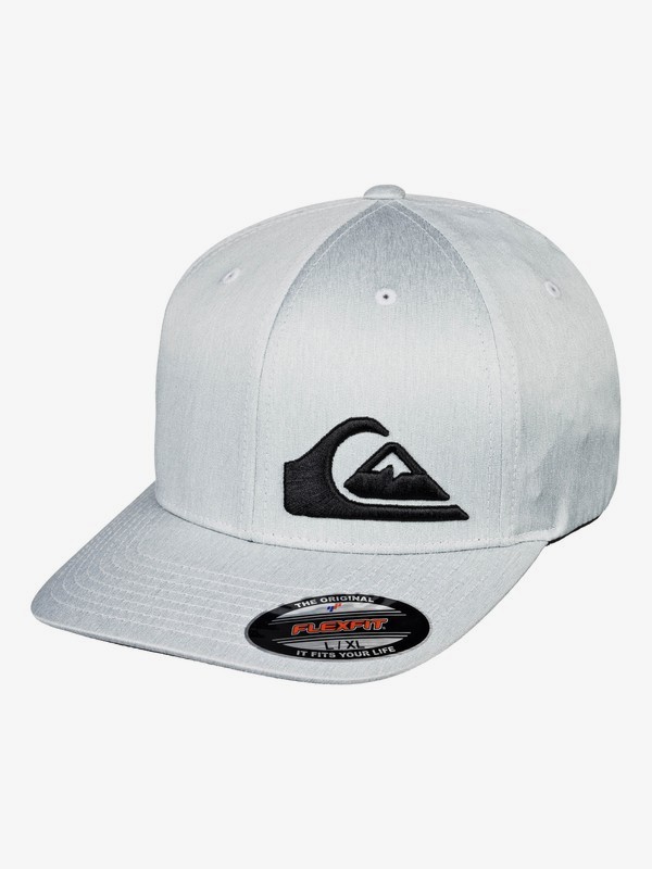 quiksilver, Final Snapback Hat, LIGHT GREY HEATHER (sjsh) 0 Final Snapback Hat Grey AQYHA04468 Quiksilver
