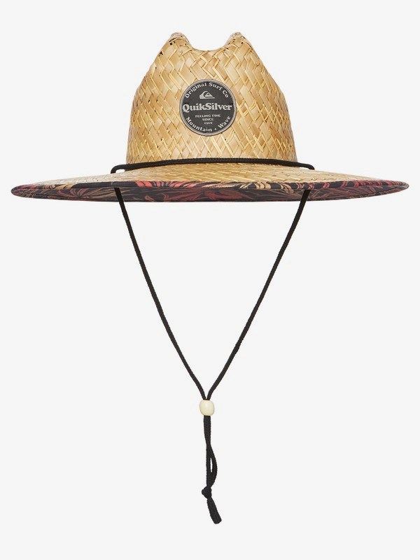 quiksilver, Outsider Pandana Straw Lifeguard Hat, NATURAL (yef0) 0 Outsider Pandana Straw Lifeguard Hat Yellow AQYHA04476 Quiksilver