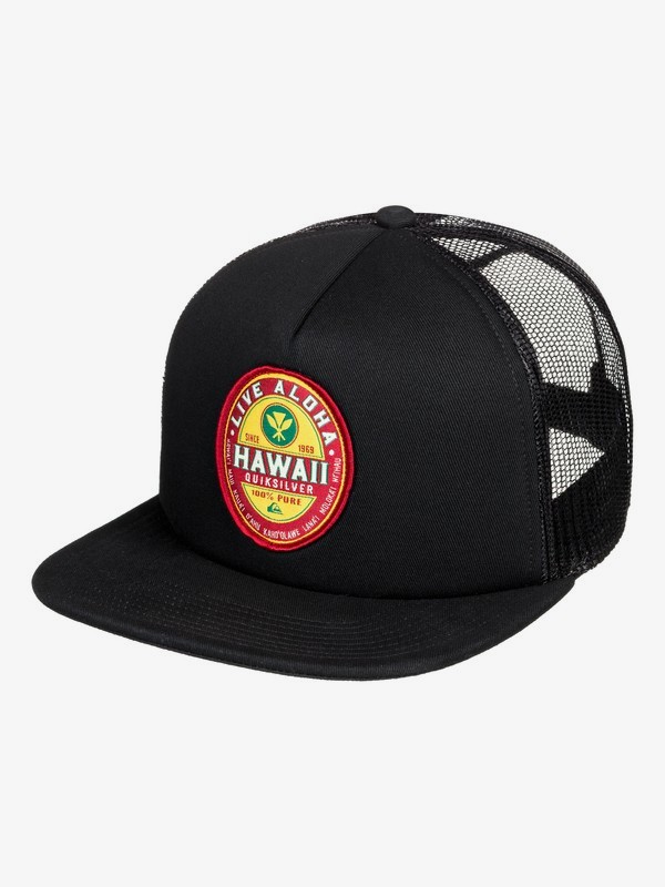 quiksilver, Foam Ballin Trucker Hat, BLACK (kvj0) 0 Foam Ballin Trucker Hat Black AQYHA04479 Quiksilver