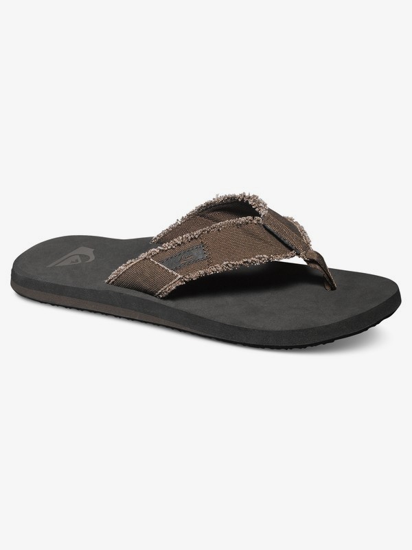 quiksilver, Monkey Abyss - Sandals for Men, DEMITASSE - SOLID (ctk0) 0 Monkey Abyss - Sandals for Men Brown AQYL100047 Quiksilver