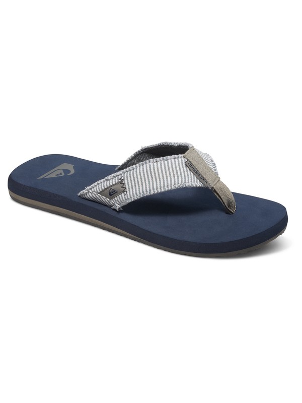 quiksilver, Monkey Abyss - Sandals for Men, GREY/GREY/BLUE (xssb) 0 Monkey Abyss - Sandals for Men Grey AQYL100047 Quiksilver