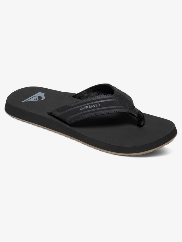 quiksilver, Monkey Wrench - Sandals for Men, BLACK/BLACK/BROWN (xkkc) 0 Monkey Wrench - Sandals for Men Black AQYL100048 Quiksilver