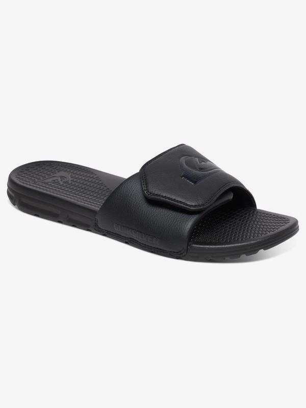 quiksilver, Shoreline Adjust Slider Sandals, SOLID BLACK (sbkm) 0 Shoreline Adjust Slider Sandals Multicolor AQYL100204 Quiksilver
