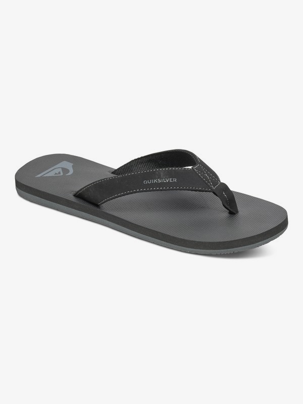quiksilver, Molokai Deluxe Sandals, SOLID BLACK (sbkm) 0 Molokai Deluxe Sandals AQYL100229 Quiksilver