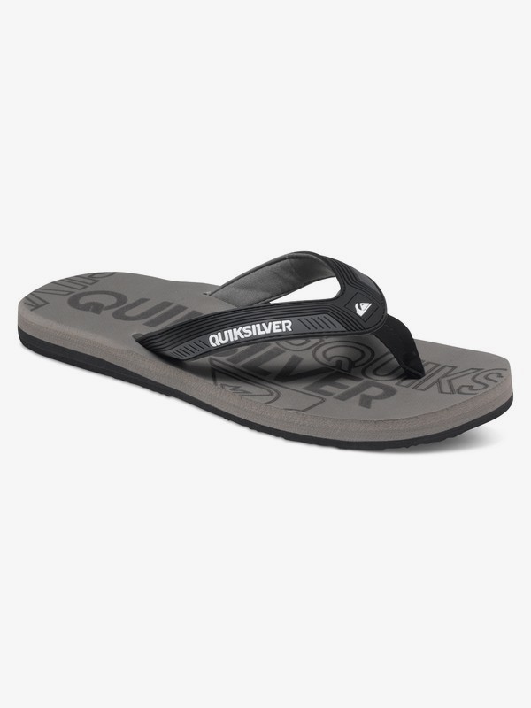 quiksilver, Meditation Sandals, BLACK/BLACK/GREY (xkks) 0 Meditation Sandals AQYL100230 Quiksilver