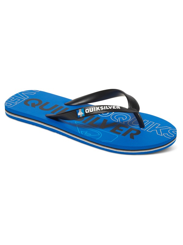 quiksilver, Molokai Nitro - Tongs, BLACK/BLUE/WHITE (xkbw) 0 Molokai Nitro - Tongs Noir AQYL100233 Quiksilver
