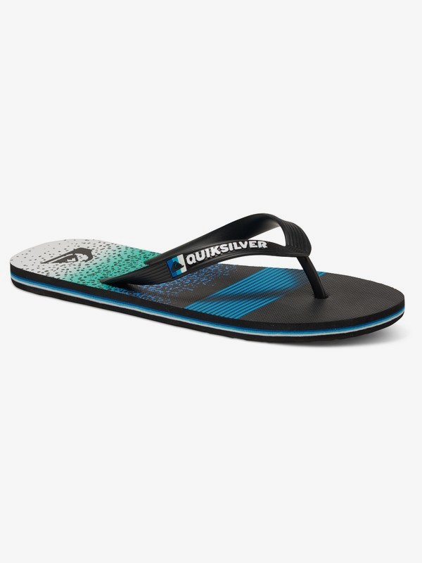quiksilver, Molokai Division Remix Sandals, BLACK/BLUE/GREEN (xkbg) 0 Molokai Division Remix Sandals AQYL100322 Quiksilver