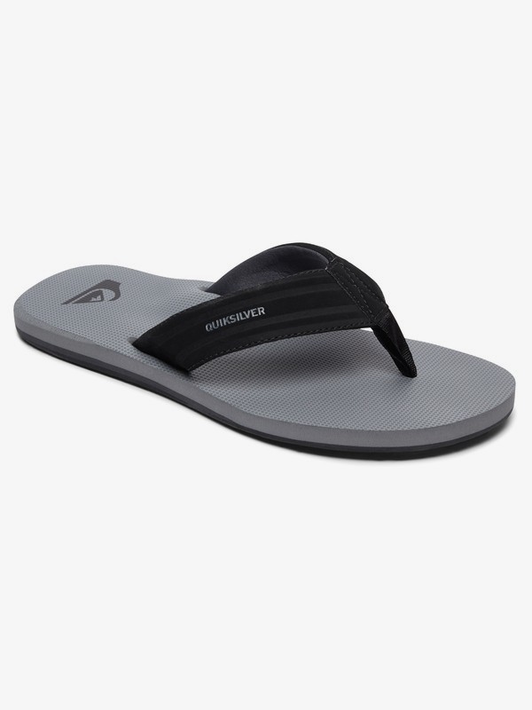 quiksilver, Island Oasis - Sandales pour Homme, BLACK/GREY/GREY (xkss) 0 Island Oasis - Sandales pour Homme Noir AQYL100401 Quiksilver