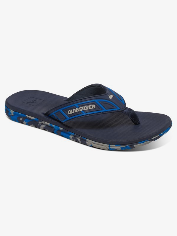 quiksilver, Flow - Flip-Flops, BLUE/BLUE/GREY (xbbs) 0 Flow - Flip-Flops AQYL100411 Quiksilver