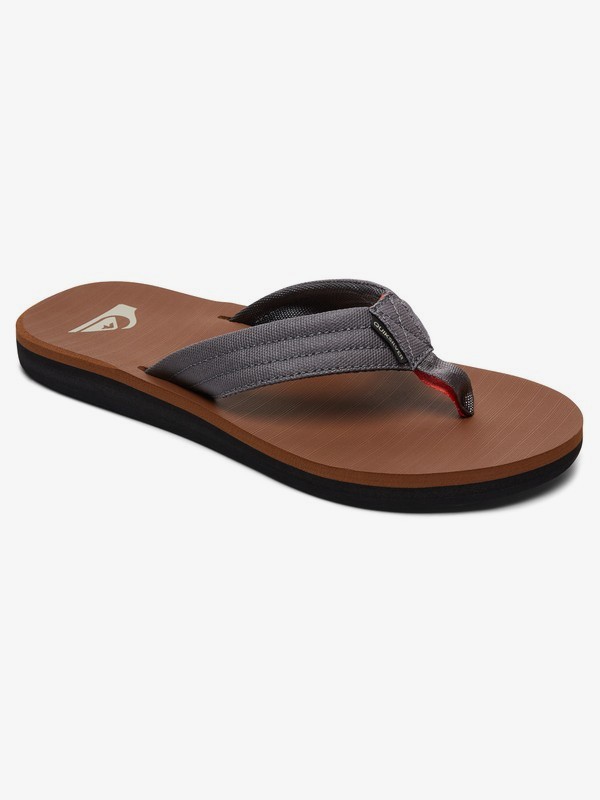 quiksilver, Carver Tropics Sandals, GREY/BLACK/BROWN (xskc) 0 Carver Tropics Sandals Grey AQYL100541 Quiksilver