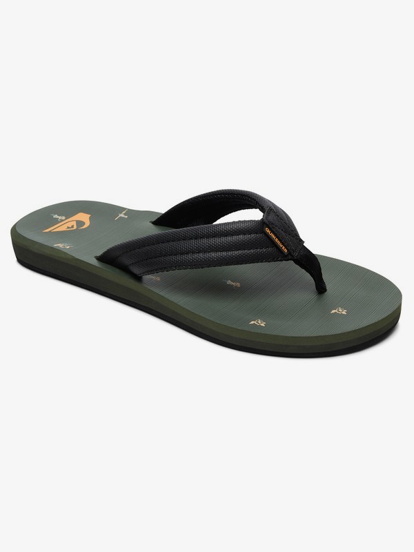 quiksilver, Carver Sandals, GREY/GREY/ORANGE (xssn) 0 Carver Sandals Grey AQYL100559 Quiksilver