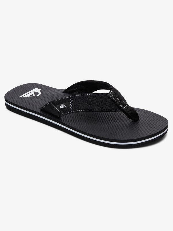 quiksilver, Molokai Abyss - Sandals for Men, BLACK/BLACK/WHITE (xkkw) 0 Molokai Abyss - Sandals for Men Black AQYL100570 Quiksilver