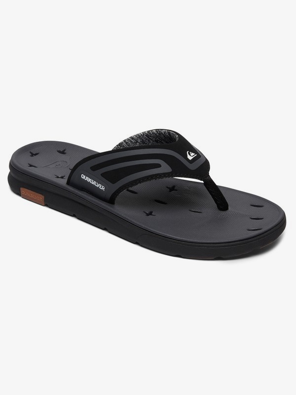 quiksilver, Amphibian Plus - Sandals for Men, BLACK/BLACK/GREY (xkks) 0 Amphibian Plus - Sandals for Men AQYL100571 Quiksilver