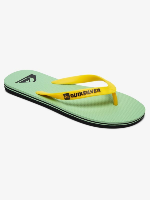 quiksilver, Molokai - Chanclas para Hombre, BLACK/GREEN/WHITE (xkgw) 0 Molokai - Chanclas para Hombre Negro AQYL100601 Quiksilver
