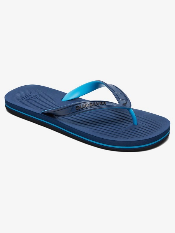 quiksilver, Haleiwa Flip-Flops, BLUE/BLACK/BLUE (xbkb) 0 Haleiwa Flip-Flops Blue AQYL100627 Quiksilver