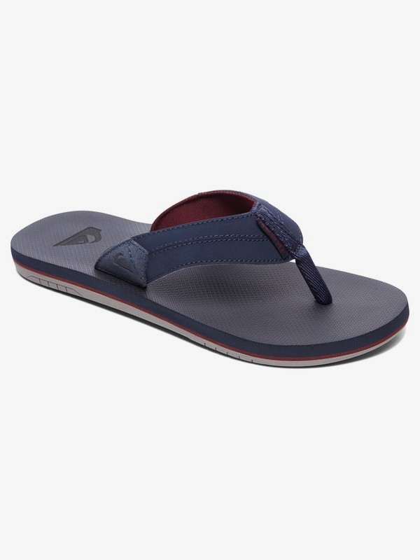 quiksilver, Coastal Oasis - Sandals for Men, BLUE/RED/GREY (xbrs) 0 Coastal Oasis - Sandals for Men Blue AQYL100633 Quiksilver