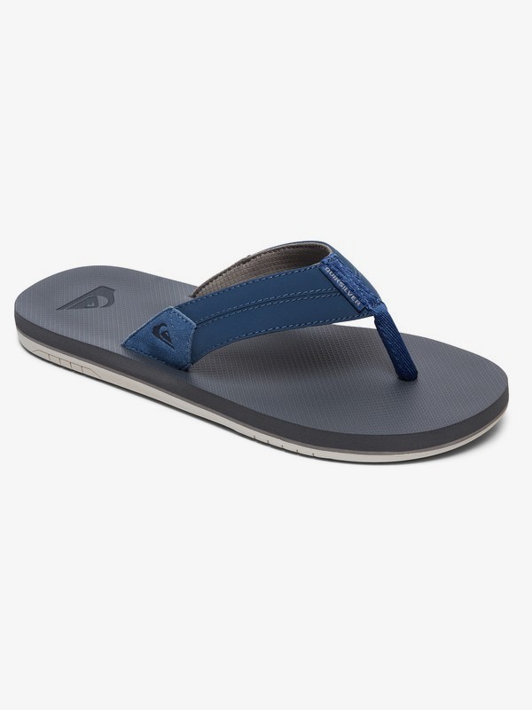 quiksilver, Coastal Oasis Sandals, BLUE/GREY/BLUE (xbsb) 0 Coastal Oasis Sandals Blue AQYL100633 Quiksilver