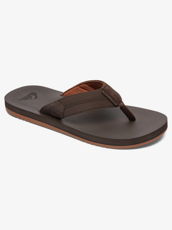 quiksilver, Coastal Oasis - Sandals for Men, BROWN/BROWN/BROWN (xccc) 0 Coastal Oasis - Sandals for Men Brown AQYL100633 Quiksilver