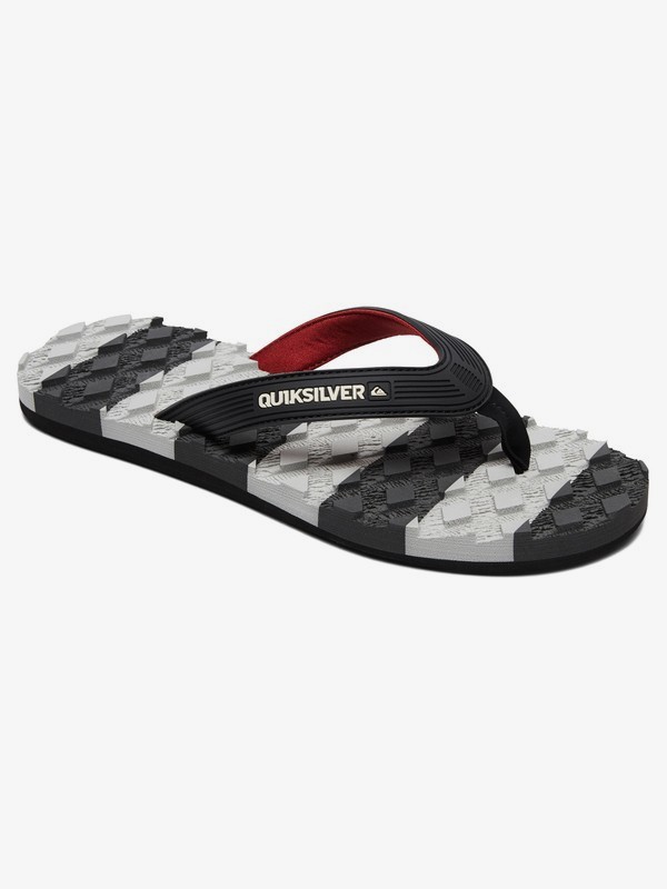 quiksilver, Massage Sandals, BLACK/GREY/GREY (xkss) 0 Massage Sandals Black AQYL100637 Quiksilver