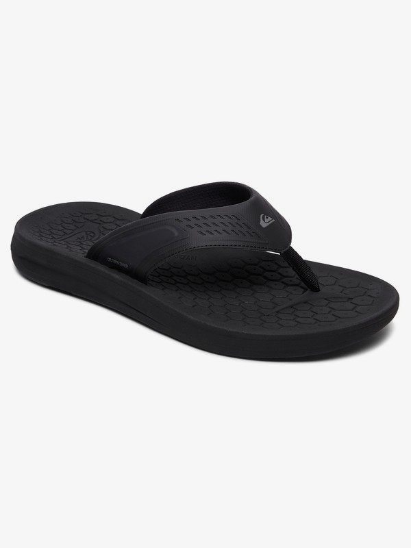 quiksilver, Layover Travel - Sandals for Men, BLACK/BLUE/BLACK (xkbk) 0 Layover Travel - Sandals for Men Black AQYL100694 Quiksilver