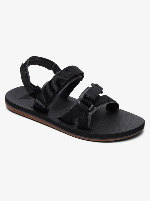 quiksilver, Caged Oasis - Sandals for Men, BLACK/GREY/BROWN (xksc) 0 Caged Oasis - Sandals for Men Multicolor AQYL100749 Quiksilver