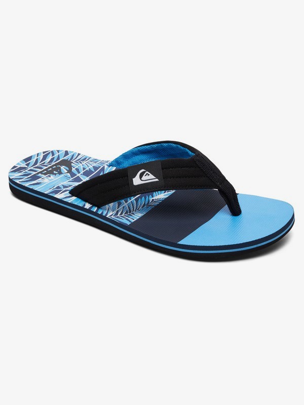 quiksilver, Molokai Layback - Sandals for Men, BLACK/BLUE/BLUE (xkbb) 0 Molokai Layback - Sandals for Men Black AQYL100784 Quiksilver