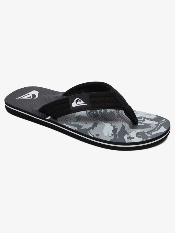 quiksilver, Molokai Layback Sandals, BLACK/BLACK/WHITE (xkkw) 0 Molokai Layback Sandals Black AQYL100784 Quiksilver