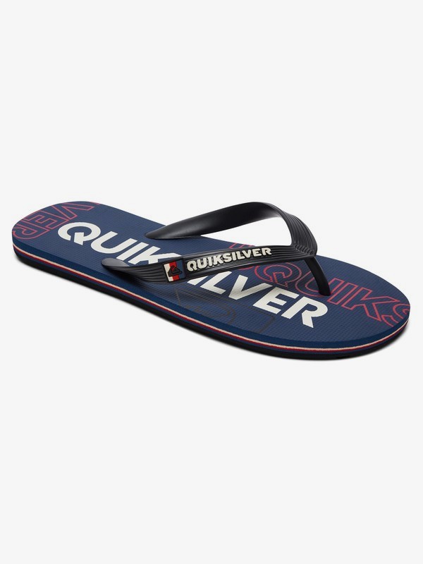 quiksilver, Molokai Nitro - Flip-Flops for Men, BLACK/BLUE/RED (xkbr) 0 Molokai Nitro - Flip-Flops for Men Black AQYL100787 Quiksilver