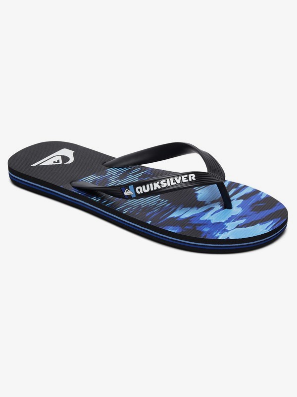 quiksilver, Molokai Night Marcher - Flip-Flops for Men, BLACK/BLACK/BLUE (xkkb) 0 Molokai Night Marcher - Flip-Flops for Men Black AQYL100790 Quiksilver