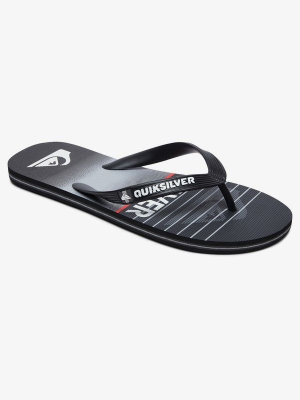 quiksilver, Molokai Highline Slab - Flip-Flops for Men, BLACK/BLACK/GREY (xkks) 0 Molokai Highline Slab - Flip-Flops for Men Black AQYL100792 Quiksilver