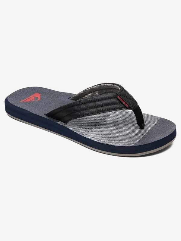quiksilver, Carver Sandals, BLACK/BLUE/RED (xkbr) 0 Carver Sandals Black AQYL100809 Quiksilver