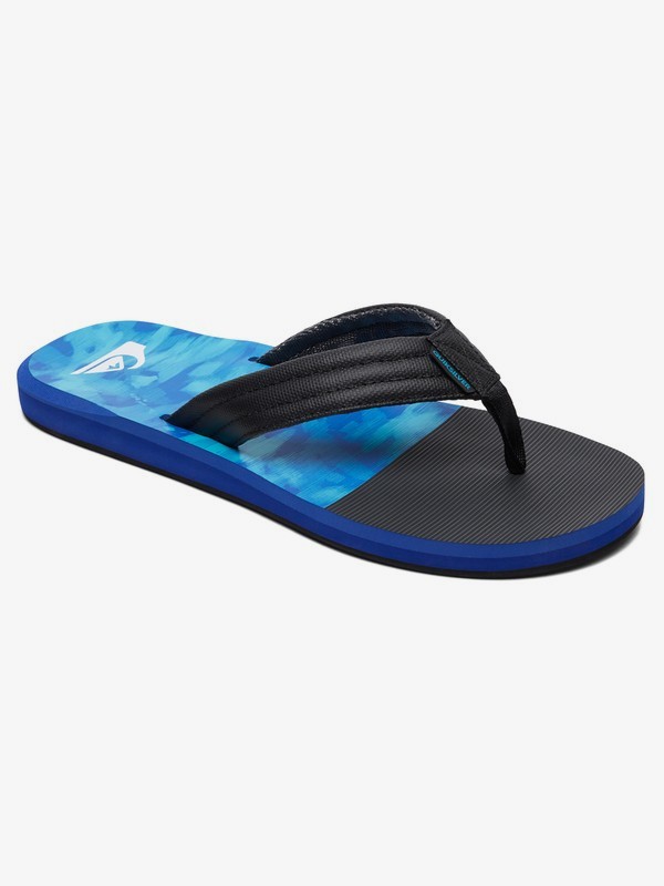 quiksilver, Carver Sandals, BLACK/BLUE/GREY (xkbs) 0 Carver Sandals Black AQYL100809 Quiksilver