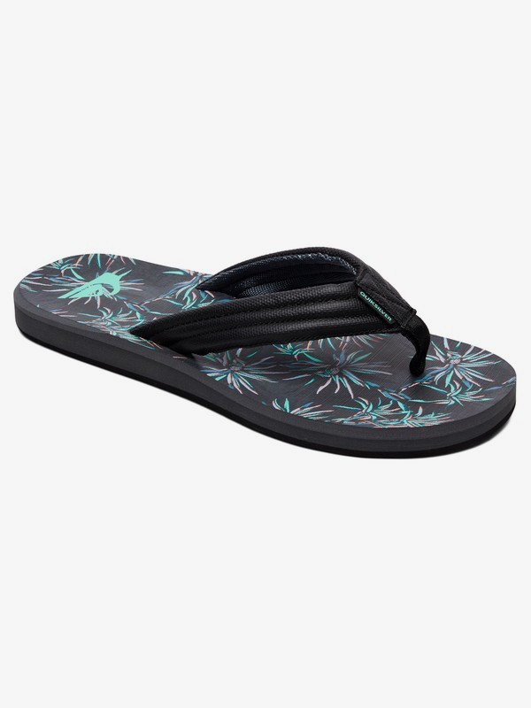 quiksilver, Carver Sandals, BLACK/GREY/GREEN (xksg) 0 Carver Sandals Black AQYL100809 Quiksilver
