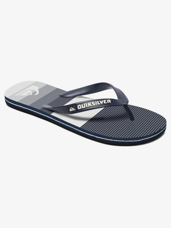 quiksilver, Molokai Tijuana Flip Flops, BLUE/WHITE/BLACK (xbwk) 0 Molokai Tijuana Flip Flops Blue AQYL100862 Quiksilver