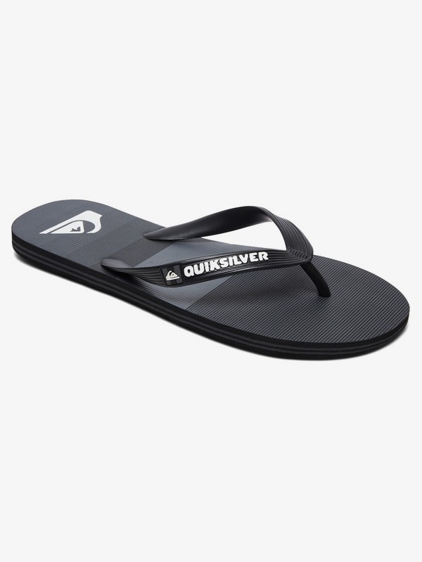 quiksilver, Molokai Tijuana Flip Flops, BLACK/GREY/BLACK (xksk) 0 Molokai Tijuana Flip Flops Black AQYL100862 Quiksilver
