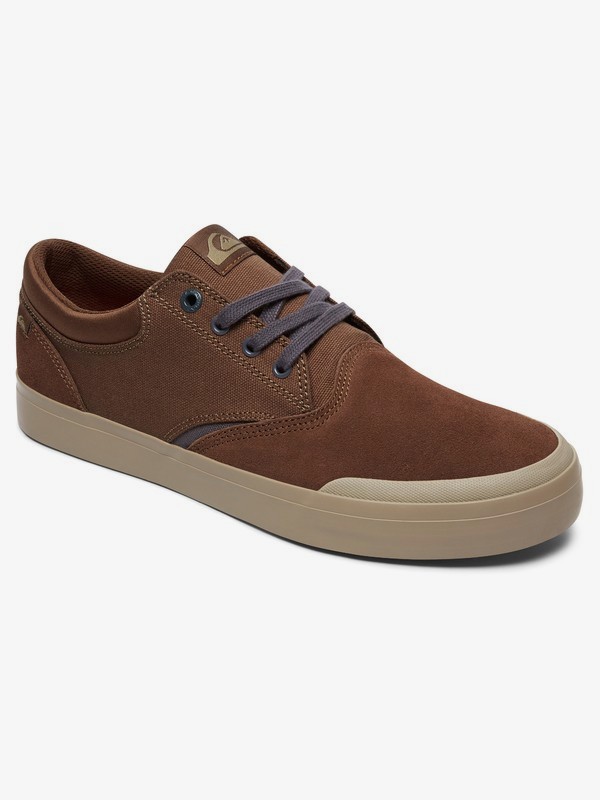 quiksilver, Verant - Baskets pour Homme, BROWN/BROWN/ORANGE (xccn) 0 Verant - Baskets pour Homme Marron AQYS300066 Quiksilver