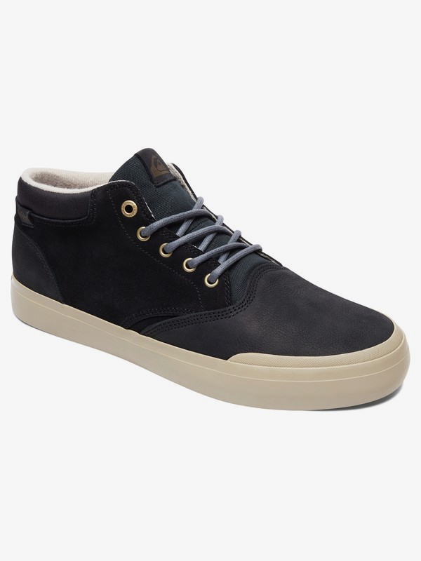 quiksilver, Verant Deluxe - Mid-Top Shoes for Men, GREY/GREY/GREY (xsss) 0 Verant Deluxe - Mid-Top Shoes for Men Grey AQYS300072 Quiksilver