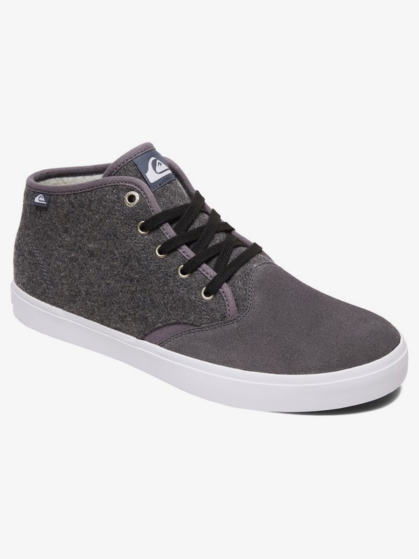 quiksilver, Shorebreak Mid Sherpa - Zapatillas para Hombre, GREY/WHITE/GREY (xsws) 0 Shorebreak Mid Sherpa - Zapatillas para Hombre Gris AQYS300079 Quiksilver