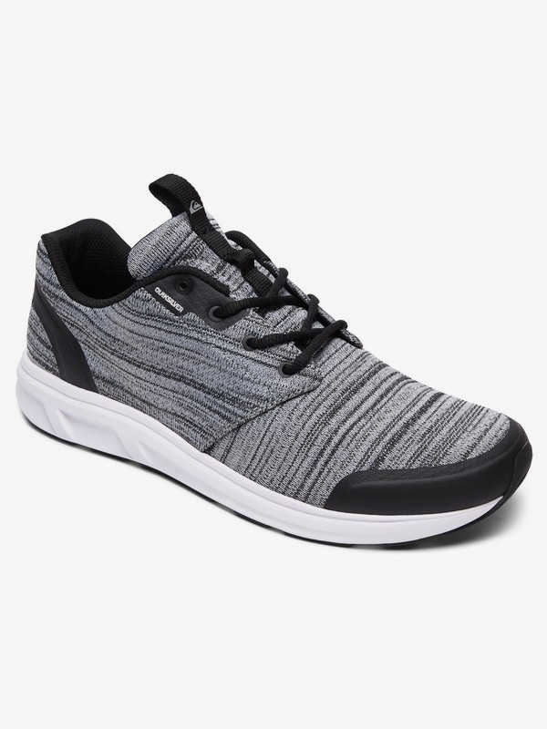 quiksilver, Voyage Textile - Scarpe da Uomo, BLACK/GREY/WHITE (xksw) 0 Voyage Textile - Scarpe da Uomo Gray AQYS700034 Quiksilver