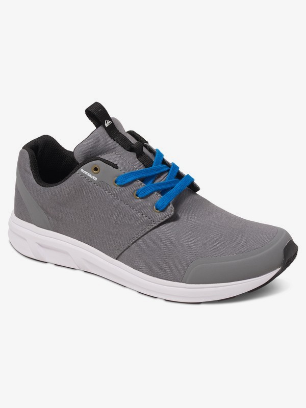 quiksilver, Voyage Textile - Shoes for Men, GREY/GREY/WHITE (xssw) 0 Voyage Textile - Shoes for Men Grey AQYS700034 Quiksilver