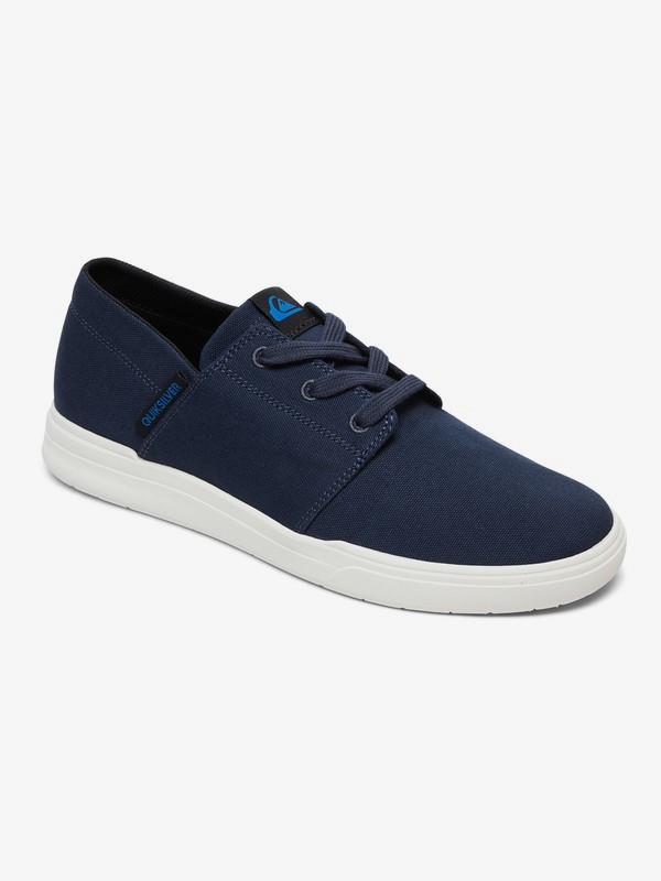 quiksilver, Кеды Finn Lite, BLUE/BLUE/WHITE (xbbw) 0 Кеды Finn Lite Синий AQYS700052 Quiksilver