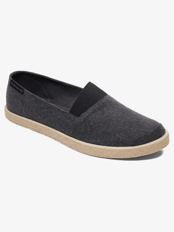 quiksilver, Эспадрильи Espadrilled, SOLID BLACK (sbkm) 0 Эспадрильи Espadrilled Разноцветный AQYS700053 Quiksilver